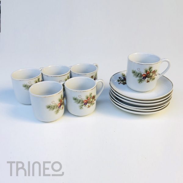 TAZAS CAFÉ FLORES - Tenemos 6