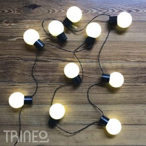 GUIRNALDA 10 BOMBILLOS LED CÁLIDOS PILAS AA (2M LARGO)