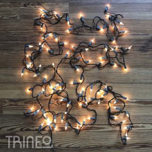 GUIRNALDA 100 LUCES NAVIDEÑAS BLANCA CÁLIDA (10M LARGO)