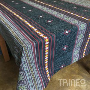 MANTEL RECTANGULAR ASIÁTICO AZUL (1,85M X 1,10M)