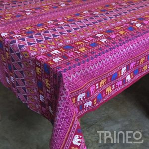 MANTEL ASIÁTICO ROSA (2,90M X 1,10M)
