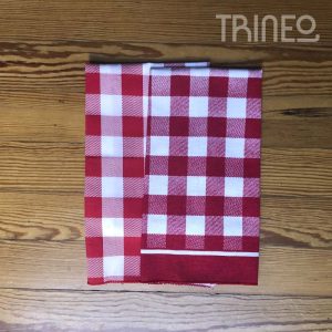 REPASADORES A CUADROS ROJOS