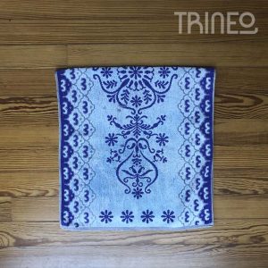 TOALLA DE MANO VINTAGE AZUL (CON DETALLES)
