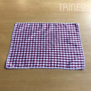 SERVILLETA CUADRILLÉ  ROJA (30CM X 36CM)