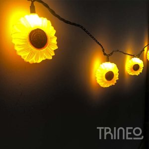 GUIRNALDA GIRASOLES (10 LUCES)