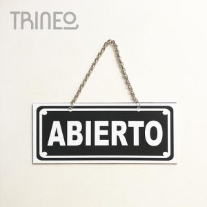 CARTEL ABIERTO/CERRADO