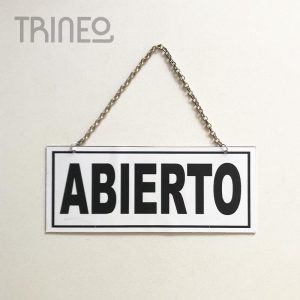 CARTEL ABIERTO/CERRADO