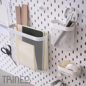 CANASTOS ORGANIZADORES BLANCOS PARA GRILLAS