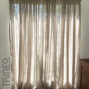 CORTINAS LINO VISÓN - DOS PAÑOS (2,70M X 2,30M ALTURA)