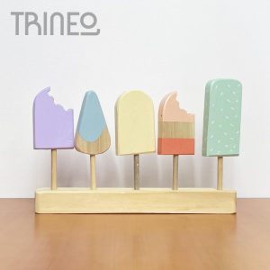 SET HELADOS DE MADERA