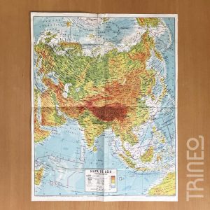 MAPA DE ASIA (50CM X 38CM)