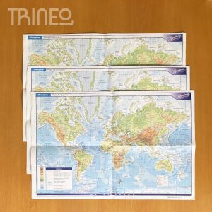 MAPAS PLANISFERIOS RIVADAVIA X 3 (54CM X 35CM)