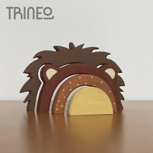 LEÓN 💛🤎🤍(20CM ANCHO)