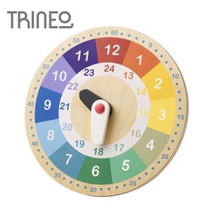 RELOJ COLORES (25CM DIÁMETRO)