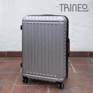 Valija rígida PLATEADA GRANDE