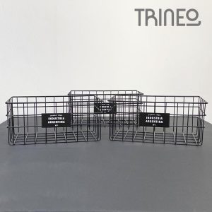 CANASTOS ORGANIZADORES X 3 (34CM X 20CM X 15CM)