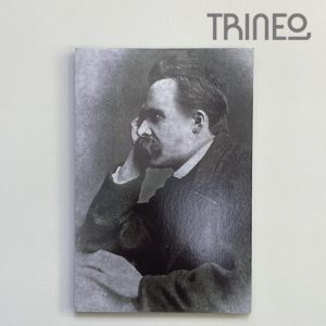 NIETZSCHE  FOTO SOBRE BASTIDOR MADERA (48CM X 32CM)