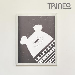 CUADRO OSO - DISEÑO DIGITAL TATI GUSSO (35CM X 27CM)