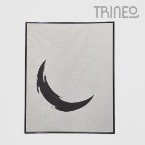 CUADRO BLANCO + NEGRO 2- DISEÑO DIGITAL TATI GUSSO (50CM X 40CM)