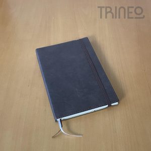 LIBRETA CUERO MARRÓN