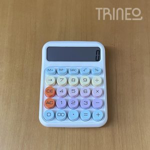 CALCULADORA BLANCA Y COLORES