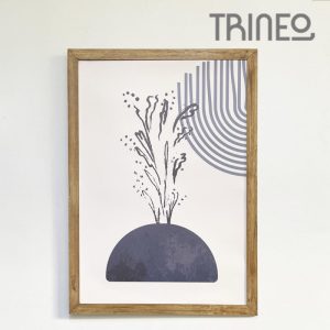 CUADRO DISEÑO AZUL 1 - DISEÑO DIGITAL TATI GUSSO (50CM X 70CM)