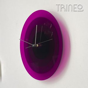 RELOJ ACRÍLICO (24CM DIÁMETRO) FUNCIONA