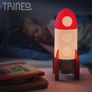 LÁMPARA COHETE MULTICOLOR (30cm alto)