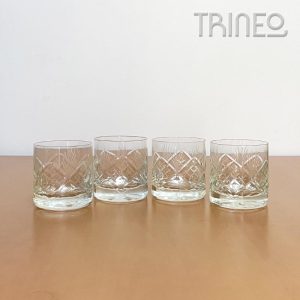 VASOS DE WHISKY CRISTAL - TENEMOS 4