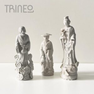 FIGURAS CHINAS X 3 (21CM ALTO MÁXIMO)