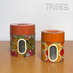 LATAS VINTAGE X 2 (18CM ALTO MÁXIMO)