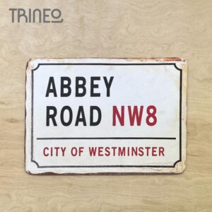 CARTEL ABBEY ROAD (32CM  X 23CM)