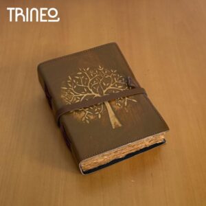 CUADERNO CUERO ÁRBOL