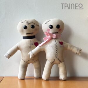 MUÑECOS VUDÚ X 2 (36CM ALTO)