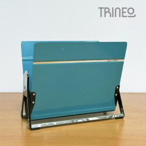FICHERO METAL GRANDE TURQUESA (28CM ANCHO)