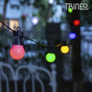 GUIRNALDA 19 BOMBILLOS HALÓGENOS COLORES AMARILLO AZUL ROJO Y VERDE (10M LARGO) - TENEMOS 1 (copia)
