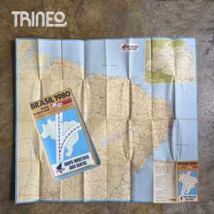 MAPA BRASIL 1980 (90CM ANCHO)