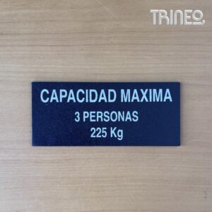 CARTEL ASCENSOR 2 (14CM ANCHO)