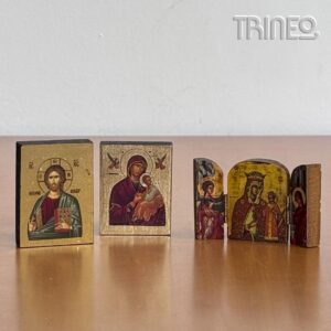 SET RELIGIOSO CATÓLICO X 3 ELEMENTOS (6CM ALTO)